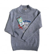 Áo len sơ sinh cho bé kiểu cổ tròn mẫu 01