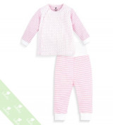 Bán sỉ bộ cài lệch dài tay màu hồng Lullaby NH23-19