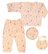 Bộ nỉ cho bé sơ sinh 5 chi tiết 9001