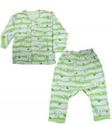 Bộ quần áo nỉ sơ sinh màu xanh size L