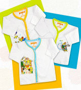 Áo sơ sinh Papa viền giữa tay dài