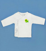 Áo sơ sinh Papa buộc dây tay dài