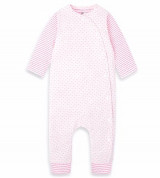 Bỏ sỉ body cài lệch dài tay kẻ hồng đậm Lullaby NH27-19