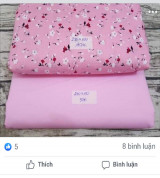 Vải thô tồn kho hoa 2 mảnh