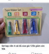 Thanh lý Kẹp viền set 4 cái 125k giảm còn 90k