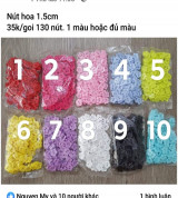 Thanh lý Nút nhựa, vải thô và phụ liệu may