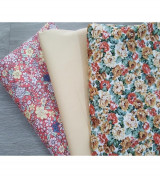 Vải thô tồn kho hoa sale và bộ kềm nút