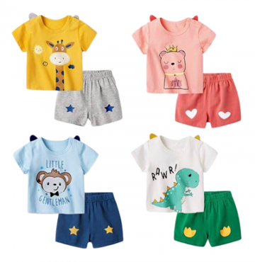 Bỏ sỉ bộ cộc tay in hình K.Woo S1-S5 (nhiều màu)