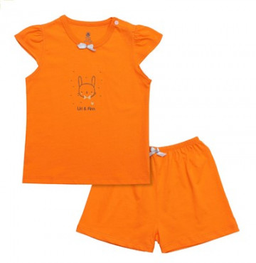 Bỏ sỉ bộ cộc đùi bé gái Uri&Finn UBB1009 (cam)