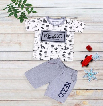Bán buôn bộ đồ thun kenzo in hình Little Lulu