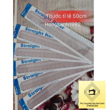 Thước thẳng tỉ lệ 50cm