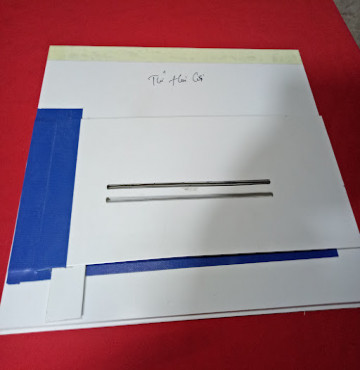 Tấm nhựa mỏng kt 800x2400x0.9mm làm rập cải tiến nghành may mặc