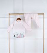 Bán sỉ bộ dài tay cài vai khu rừng vui vẻ La Pomme SL114 (hồng)