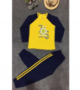 Bỏ sỉ bộ quần áo Thu Đông bé trai in số 75