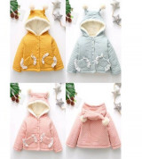 Bán sỉ áo khoác bông lót nỉ xuất Hàn (1-3T)