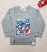 Bỏ buôn áo dài tay bé trai in hình người sắt (1-6T)