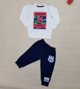 Bỏ buôn bộ quần áo Thu Đông bé trai in số (1-6T)