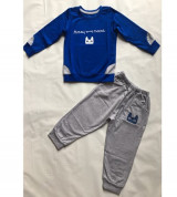 Bỏ buôn bộ quần áo bé trai in hình mèo (1-6T)