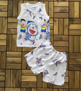 Bỏ buôn bộ đồ lanh sát nách bé trai (1-8T)