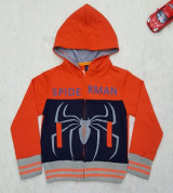 Bỏ buôn áo khoác nỉ in hình nhện C362 (1-5T)