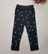 Bỏ buôn quần nỉ lót lông in hình C1263 cho bé gái (1-8T)