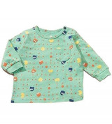 Bán buôn áo bé trai cài vai Lullaby NH96B (Xanh Green)