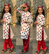 Bỏ sỉ bộ áo dài gấm cô Ba Sài Gòn (2-7T)