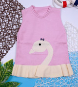 Bán sỉ áo gile len in hình thỏ, thiên nga (1-5T)