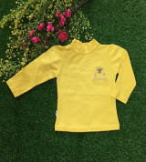 Bán sỉ áo thun bé gái cổ 3 phân nhiều màu (1-6T)