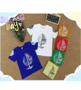 Bỏ buôn áo cộc tay trẻ em in hình cây 18201 (3-8T)