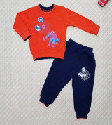 Bỏ sỉ bộ quần áo nỉ in hình người nhện C1244 (1-5T)