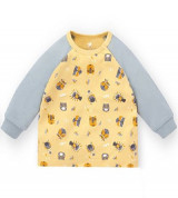 Bán sỉ áo bé trai dài tay raglan Lullaby NH108B (vàng in)