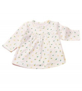 Bán sỉ áo cài vai bé gái Lullaby NH95B (Trắng in)