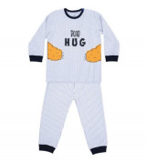 Bán sỉ bộ dài tay La Pomme Bear Hug SL175 (xanh kẻ)