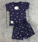 Bán buôn bộ cộc tay bé trai in hình TA S1-S3 (nhiều màu)