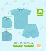 Bán sỉ bộ bé trai bổ nẹp Lullaby NH81B (xanh đậm)