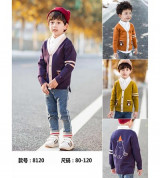 Bỏ sỉ áo len Cardigan bé trai 8120 (2-6T)