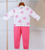 Bỏ sỉ váy đầm kẻ Baby Doll La Pomme D005 (màu hồng)