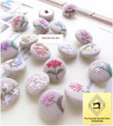 Phôi bọc cúc size từ 12mm đến 14mm 50 phôi/bịch