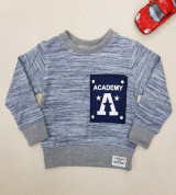 Bán sỉ áo dài tay bé trai thêu chữ A (1-6T)