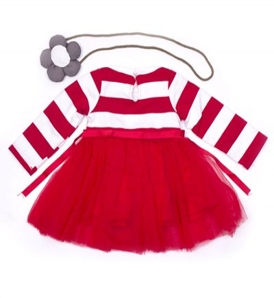 Bỏ sỉ váy nỉ chân ren kèm túi hoa SB10252-6