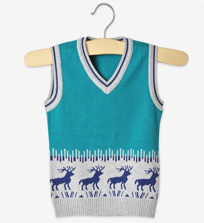 Bán sỉ áo len gile bé trai Hqlens TN602 (2-7T)