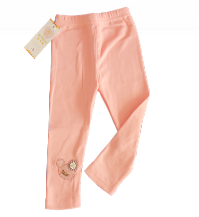 Bỏ buôn quần legging chân hoa QC3002 (1-4T)