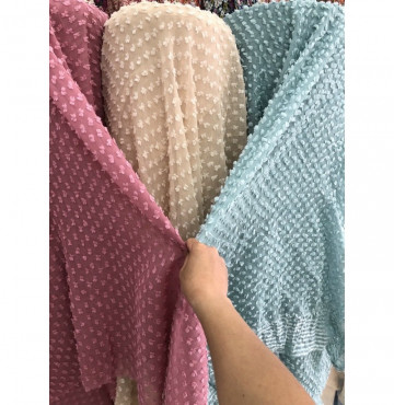 Vải oganza hạt tồn kho