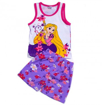 Bán buôn bộ quần áo ba lỗ bé gái QC501 (2-5T)