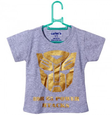 Bỏ sỉ áo cộc tay Carter’s in nhũ vàng TE0303 (1-7T)