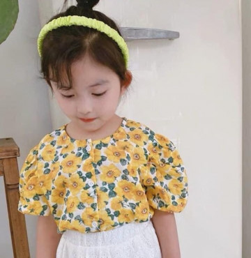 vải thô tồn kho hoa vàng và hoa cam mới