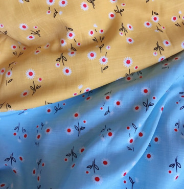 vải đũi lạnh tồn kho cúc cành nhụy đỏ