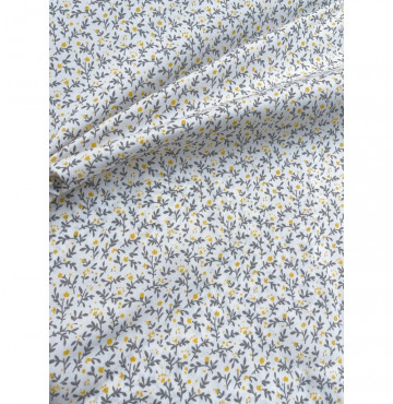 vải boi tồn kho cành hoa xanh vintage