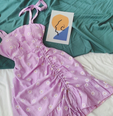 Vải đũi lạnh tồn kho hoa cúc cánh nhỏ